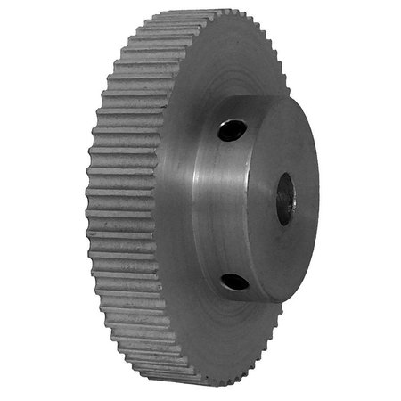 B B MANUFACTURING 62-3P06-6A4, Timing Pulley, Aluminum, Clear Anodized,  62-3P06-6A4